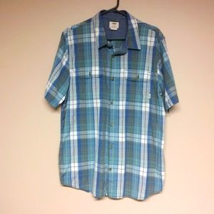 ⬇️Vans plaid short sleeve button-up shirt